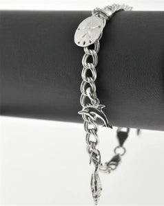 Sterling Silver Charm Bracelet