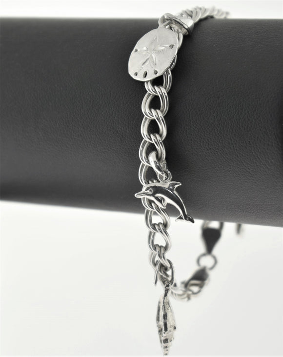 Sterling Silver Charm Bracelet